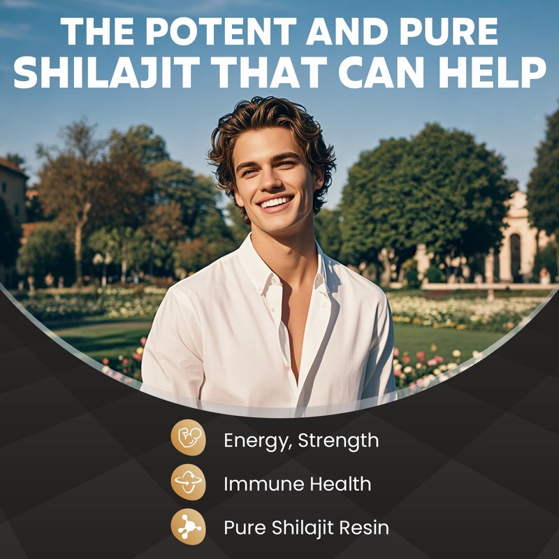 MEGNETA Shilajit Supplement, Support Energy & Immune Health, 100 softgels