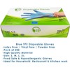 EF PLASTIC Box Of 200 Disposable Gloves Powder Latex Vinyl