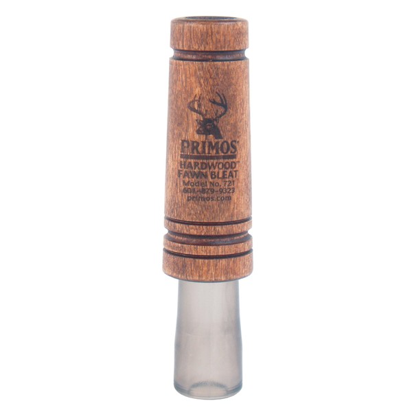 Primos Hunting Hardwood Fawn Bleat Call, Handcrafted for Authentic and Natural Fawn Sounds