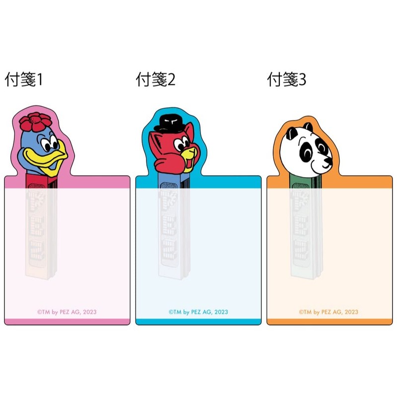Sunstar Stationery S2838397 PEZ Sticky Notes, Die Cut, PEZ Pattern