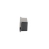 Plum Fittings 1" x 2" Aluminum Fence Stationary Wall Mount