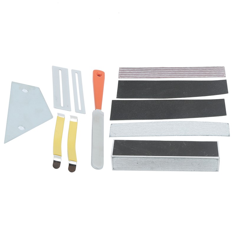 Guitar Leveling Tool Set File Leveler Beam Sandpaper Fingerboard Care