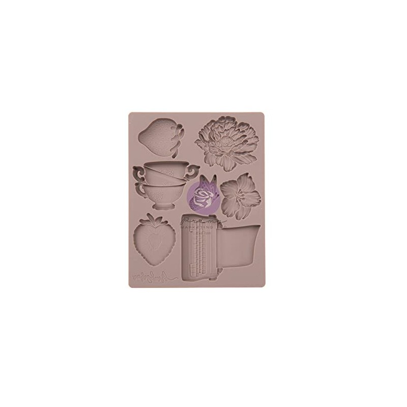 Prima Marketing Decor Mould 3.5"X4.5"X8mm-Strawberry Milkshake