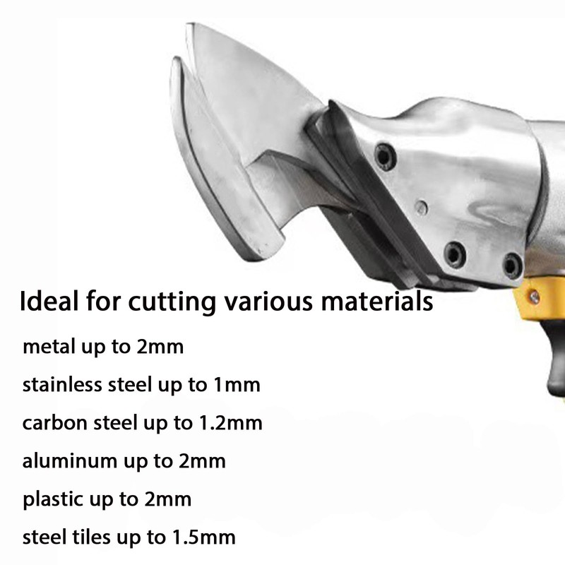 Sheet Metal Cutter, Cordless Metal Shears, Electric Metal Cutting Shears
