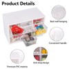 Pack of 2 Craft Box Storage Drawer Sorting Box Desktop
