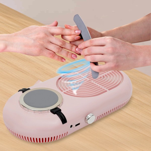 Unbranded Nail Dust Collector Suction Fingernail Art Tool Nail Vacuum
