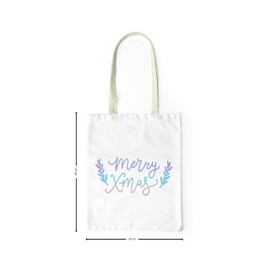 Le Jardin du Lin Bedruckte Einkaufstasche, Tasche, Faltbar, Stofftasche mit Zwei Langen Henkeln, Größe: 34x40 Cm