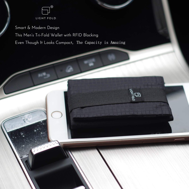 LIGHT FOLD Slim Wallet - Ultra Thin Men's Wallet Small