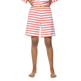 Mey Summer Stripes 1220051 Women's Yoga Pants Sleepwear, Red Lobster, XXL