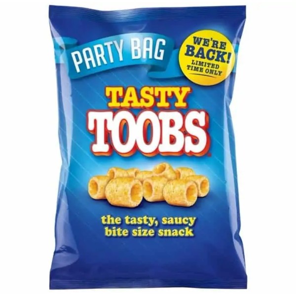Twisties Tasty Toobs Party Bag 150g