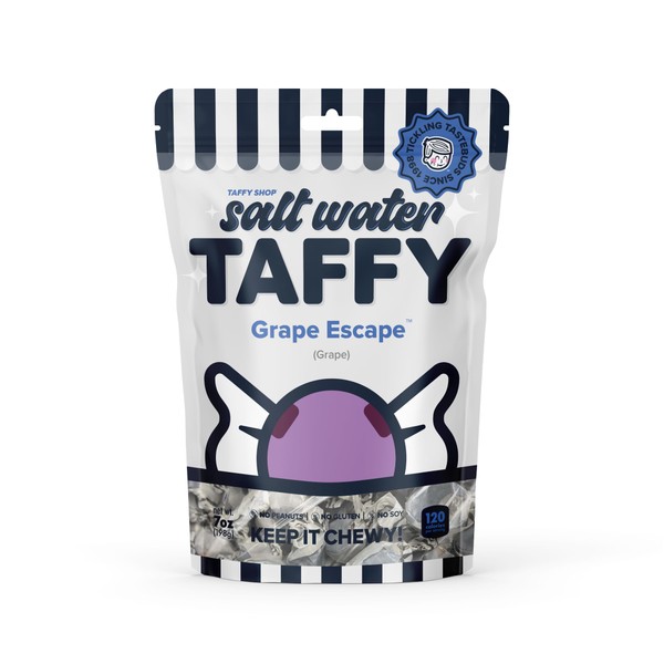 Taffy Shop Grape Escape, Grape Salt Water Taffy – Gourmet