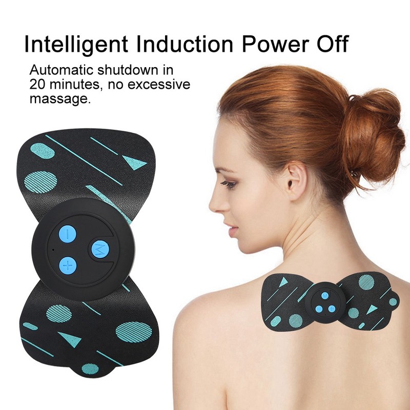 Mini Cervical Massager Multi functional Rechargeable Pulse Shoulder Neck Back