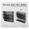 ideallife ideallife 3 Pockets Mesh Wall File Holder Organizer with