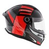 MT Stinger 2 full face helmet Tron gloss black red