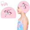 Norhogo Kids Swimming Cap, Elastic Waterproof Non-Slip Kids Swimming Cap