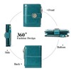 SENDEFN Bifold Purse Card Holder Wallet Genuine Leather RFID Blocking