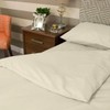 COMFORTNIGHTS, Flame Retardant Bed Linen Single Fitted Sheet (Cream), certified
