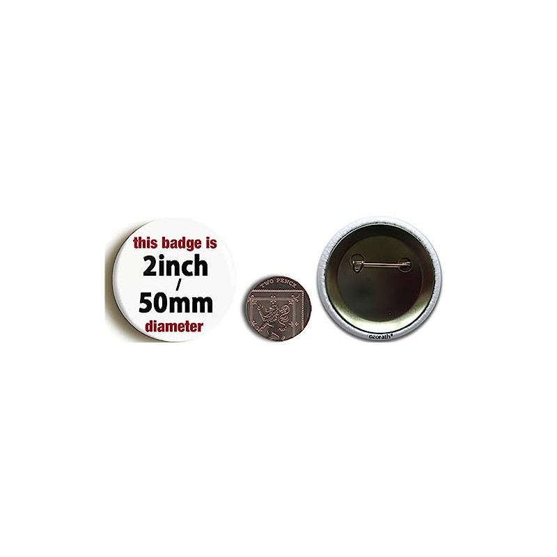 Ozorath FABULOUS BIRTHDAY BUTTON BADGE (Size is 2inch/50mm diameter) (40)