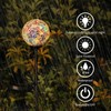 VCUTEKA Solar Path Lights Outdoor Decorative - Mosaic Solar Garden