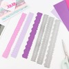 3 PCS Metal Paper Tearing Ruler Irregular Edges Ruler Deckle
