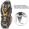 WardWolf Crampons for Hiking Boots 23 Spikes Crampons Ice Snow