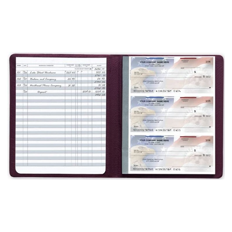 Secretary Deskbook Check Register - Size 6 3/8 x 8