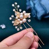 OuJyO Hair Ornaments for Coming-of-Age Ceremonies, Hair Accessories, Wedding Pearl,