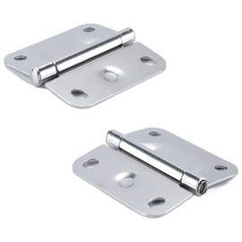 Ausi 4pcs Coleman Cooler Hinge Replacement Set – Stainless Steel Hinges (1.9"×2") with 16 Screws, For Models 5226/5227B/5235/5236