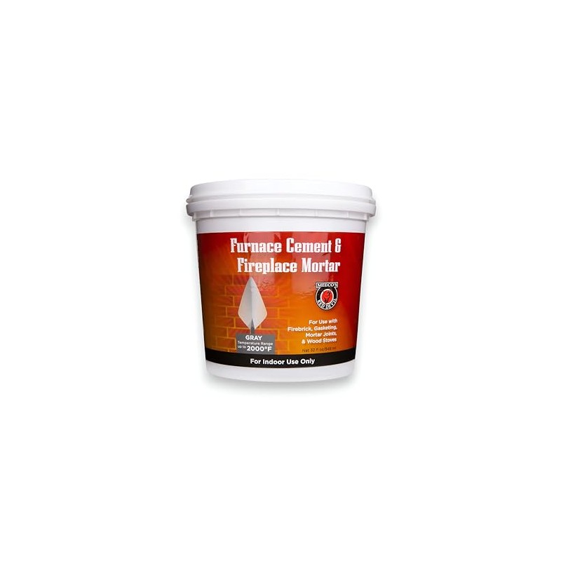 Meeco's Red Devil 1354 Gray Furnace Cement & Fireplace Mortar