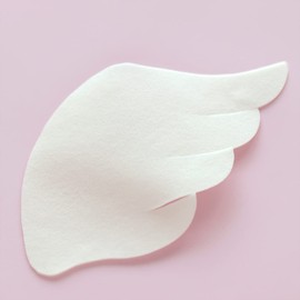 Blooming Nakanishi 000098-0001-01 Angel Cheeks Feather Shape Cream Sheet Pack for Eyes to Mouth (Set of 2 x 4) Cream Pack Face Pack Moisturizing Eyes