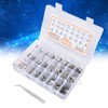 580Pcs Screws Nuts Washers Kit 304 Stainless Steel Cylindrical Head