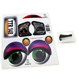 The Toy Restore Replacement Stickers Fits Little Tikes Newer Cozy Coupe (has Eyes for Headlights) Girl Green Eyes