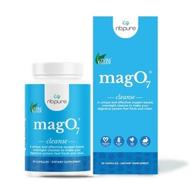 NB Pure MagO7 – Oxygenated Magnesium Colon Cleanse & Digestive Detox Support – Non-Habit-Forming, Vegan, 30 Capsules