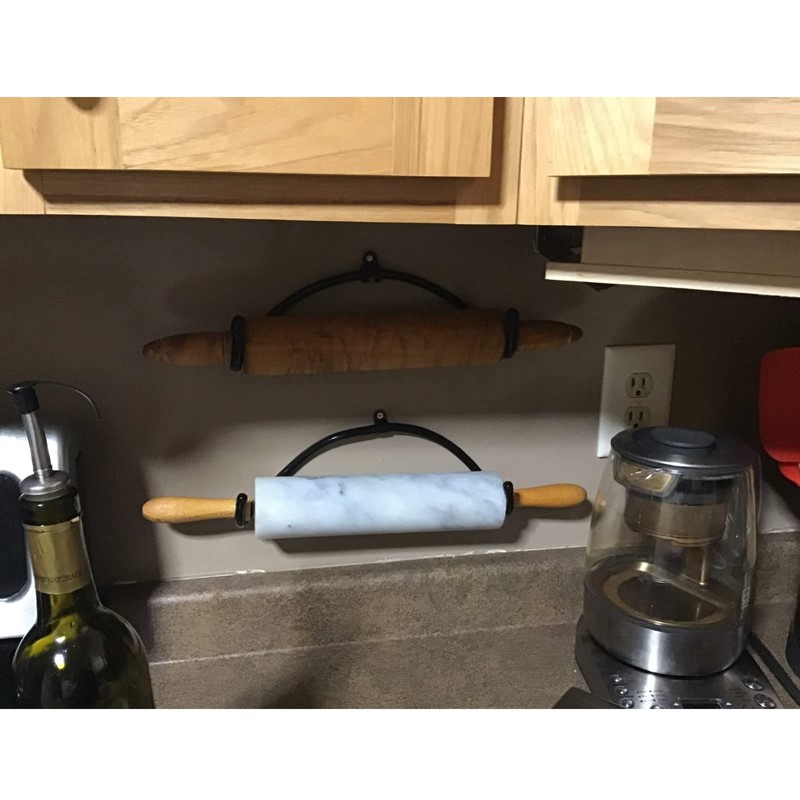 AUXPhome Pack of 4 – Rolling Pin Holder Display Rack