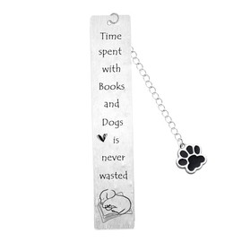 Dog Bookmark for Women Men Gifts for Dog Lovers Dog Themed Bookmark for Friend Animal Bookmark Dog Mum Dog Dad Gifts