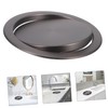 VICASKY Stainless Steel Recessed Trash Can Lid Flap Cover for
