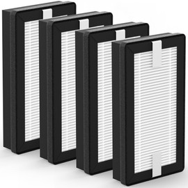 CFKREYA 6-Pack Replacement Filter Compatible with EyeVac Air 2in1 Air Purifier, 2-in-1 Filtration with Activated Carbon Filter