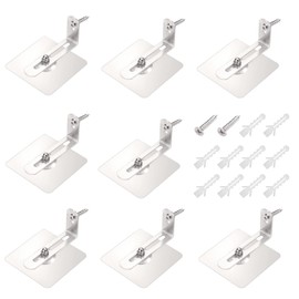 OOTSR 8 Sets Tilt Protection Furniture for Toddlers, Tilt Protection Furniture Wall Anchor, Anti-Tip Holder for Baby Proofing & Pet Protection, Wall Anchor, Furniture Belts, Anchor Straps Kit