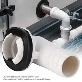 Air Conditioning Drain Connection, 1.9 Inch Air Conditioning Drain Hose Elbow, with Rubber Ring, Durable, Suitable for Most Types of Air Conditioners
