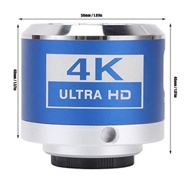 FTVOGUE CáMara de Microscopio 4k Interfaz Multimedia de Alta DefinicióN para Video 100‑240V Enchufe de Entrada US Plug