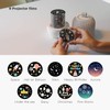 mooas Rotating Projector Melody Nightlight (White), 360° Rotating Nightlight, Wonderland