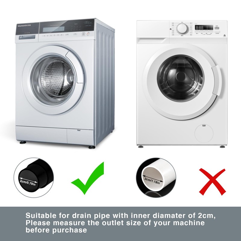 1M Universal Replacement Drain Hose Extension Kit for Washing Machine,