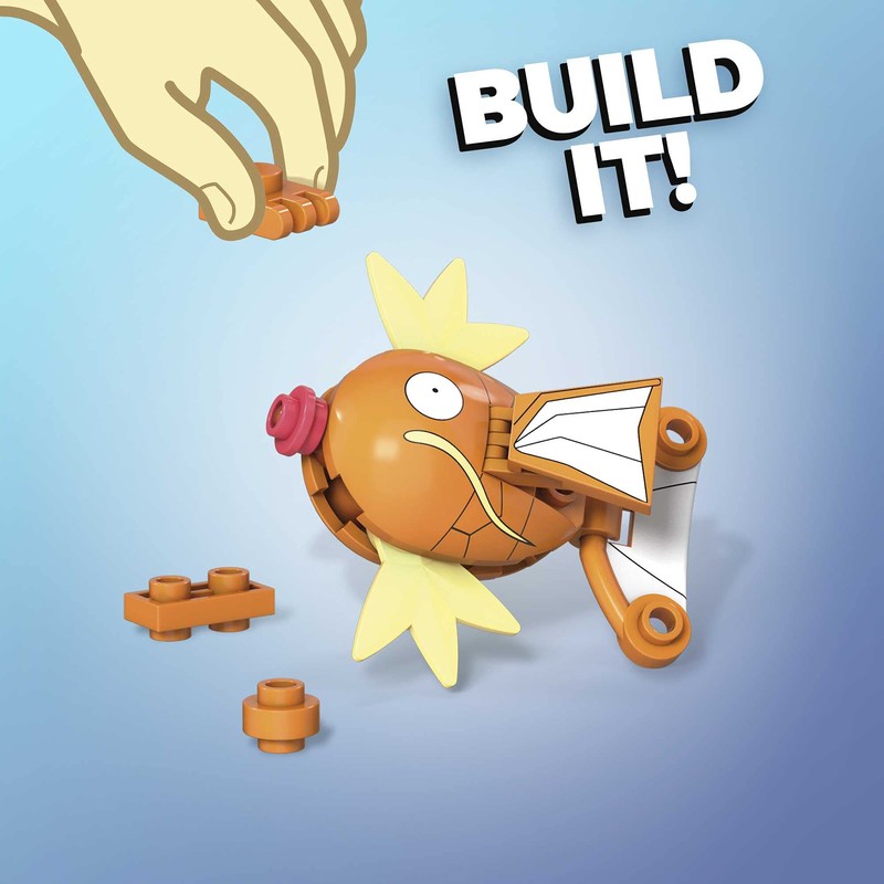 Mega Construx Pokemon Magikarp Construction Set, Building Toys for Kids