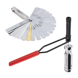 ePathChina Valve Adjustment Tool with Angled Feeler Gauge, Jam Nut Valve Adjustment Tool, Applicable to Honda Car Engines (10mm)