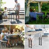 Laowu Table Leg Extenders for Folding Tables, Folding Table Legs