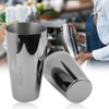 2pcs Stainless Steel Boston Cocktail Shaker Cup Bar Mixing Drink