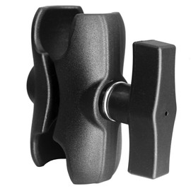 AGEofDMS Aluminium Connecting Rod for C Size / 38 mm Ball Accessories, Double Socket Arm for 1.5 Inch Ball (Short)