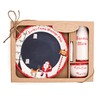 Child to Cherish Santa's Message Plate Set, Santa Cookie Plate,
