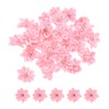 PATIKIL 1.2 Inch Small Ribbon Flowers, 150 Pcs Satin Ribbon Flowers Mini Fabric Flowers for Crafts DIY Wedding Ornament Appliques, Pink
