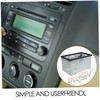 Operitacx Metal Frame Double Din Car Radio Mount Universal Mount
